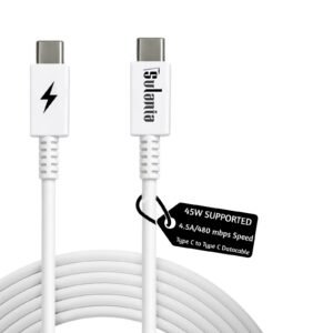 Sulania 45W 1 Meter USB Type C To Type C SuperVooc Datacable