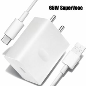 Sulania 65W SuperVooc Charger With USB Type A to Type C Datacable