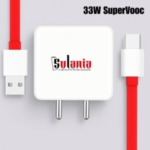 Sulania 33W SuperVooc Charger With USB Type A to Type C Datacable
