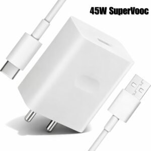 Sulania 33W SuperVooc Charger With USB Type A to Type C Datacable