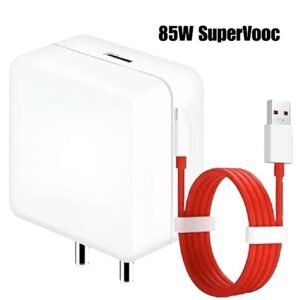 Sulania 85W SuperVooc Charger With USB Type A to Type C Datacable