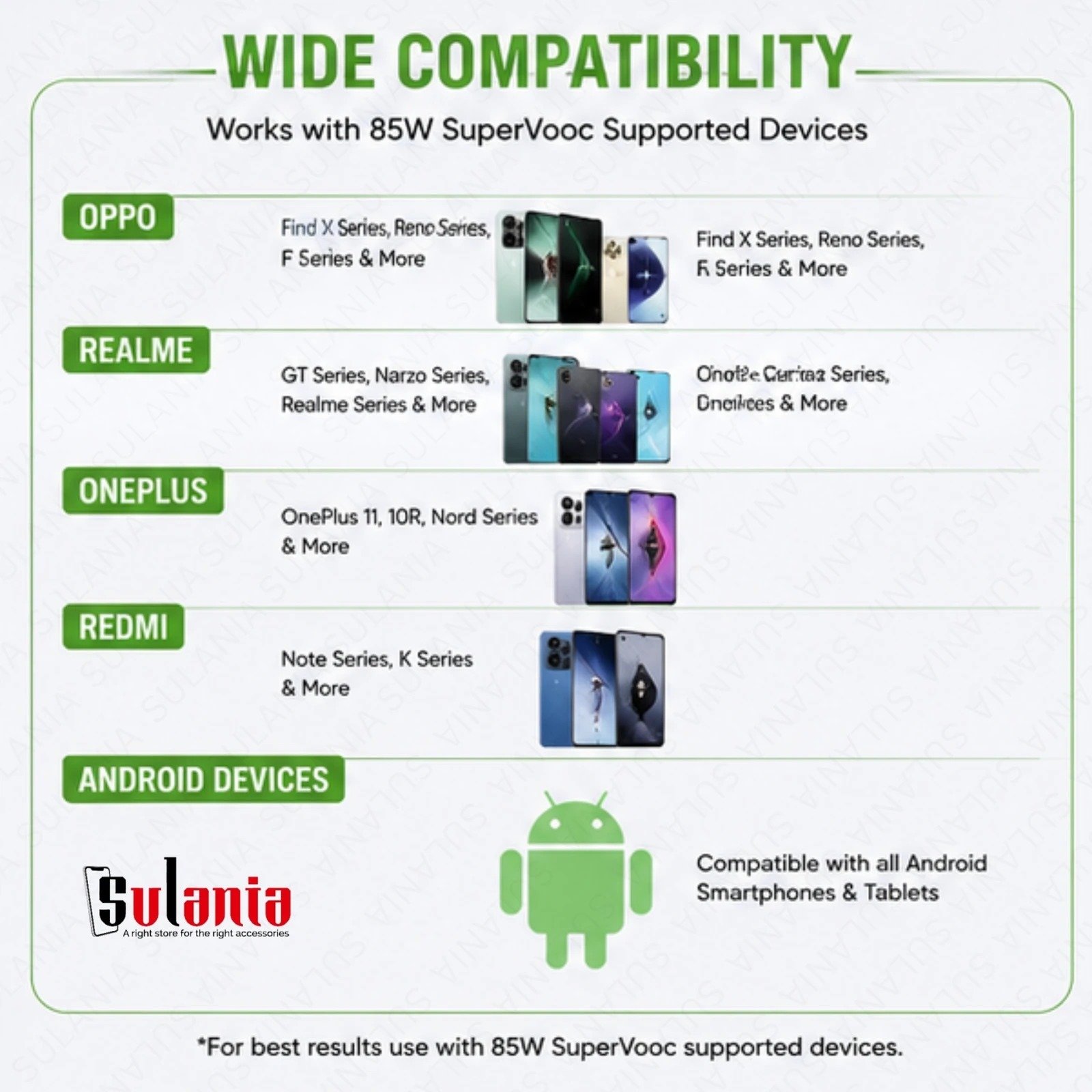 85W SuperVooc Charger With 3In1 Data Cable - Image 5