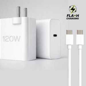 Sulania 120W Flash Charger With USB Type C to Type C Datacable